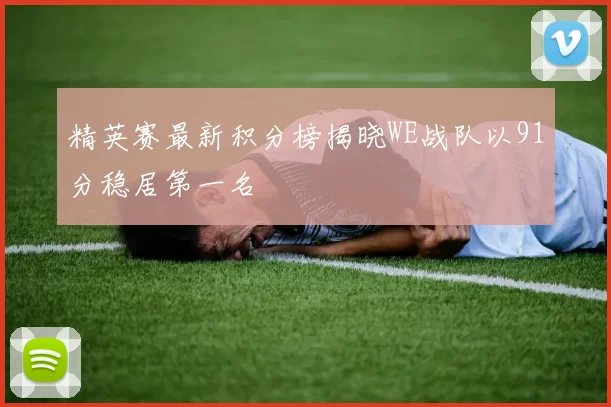 精英赛最新积分榜揭晓WE战队以91分稳居第一名