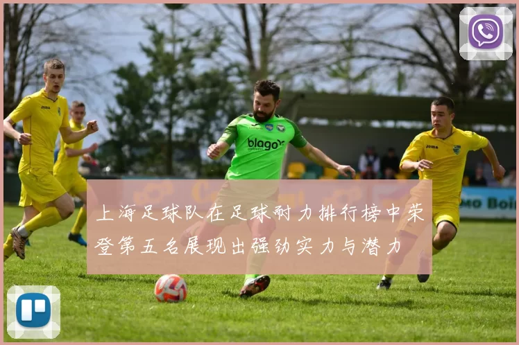 上海足球队在足球耐力排行榜中荣登第五名展现出强劲实力与潜力